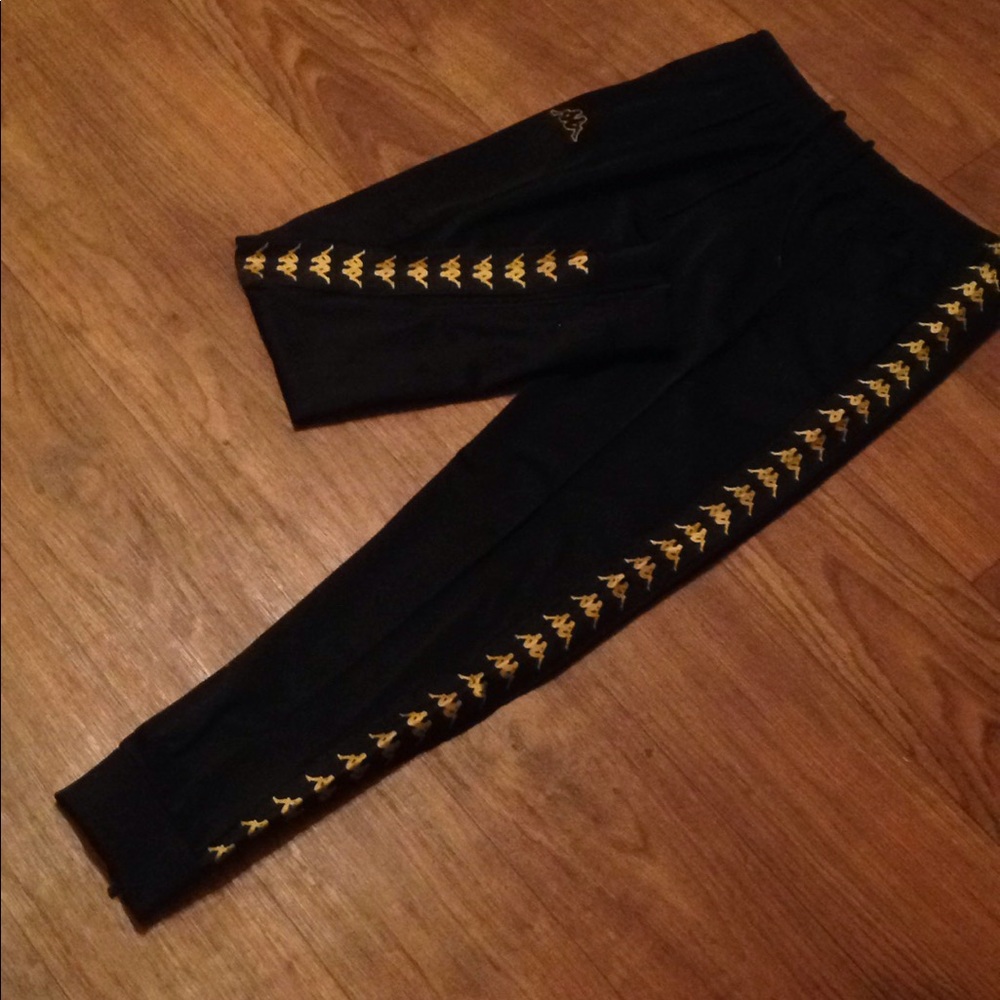 Black kappa pants